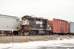 NS GP38-2 Locomotive in the yard